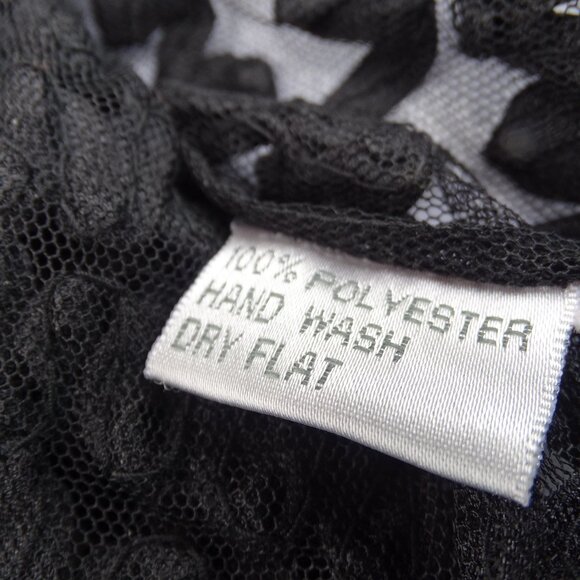 NWT Celsa Black Lace Open Work Cardigan XXL - Picture 15 of 16